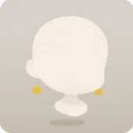 黄色い楓のイヤリング
