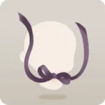 浮遊するリボンタイ