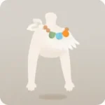 ウッドネックレスと肩掛け