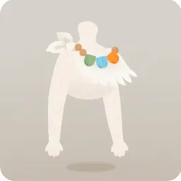 ウッドネックレスと肩掛け