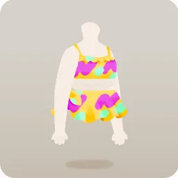 パレオ付き水着