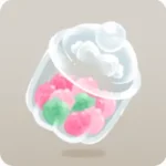キャンディの小瓶