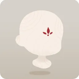 森の葉のフェイスペイント