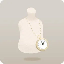 止まった時計のペンダント