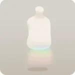 映り込む虹色