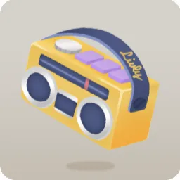 黄色のラジカセ