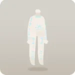 古代文字のボディペイント