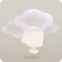 頭の上のふんわり雲