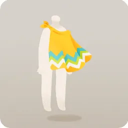 南国柄のマント