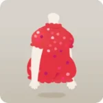 不思議な森の柘榴ワンピ