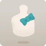 奇妙なお茶会の主催者の蝶ネクタイ