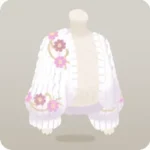 ケーブル編みカーディガン