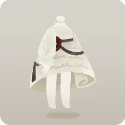 詩が綴られたドレス