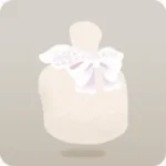 桜柄フリルの付け襟