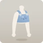 淡色デニムビスチェ