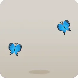 森へ誘う蝶