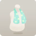 水玉のタオル