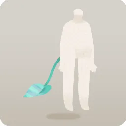 トゲフラワーの葉の尻尾