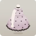 パープルハートドレス