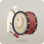 曲芸師の大太鼓