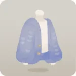 パープルニットカーディガン