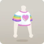 ゆめかわレインボーTシャツ