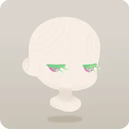 エアプランツで作られた瞳