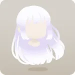 ふわりと風になびく髪