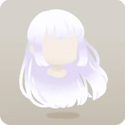 ふわりと風になびく髪