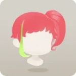 ポップなサイドテールヘア