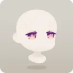 残照のコスモス畑を眺める瞳