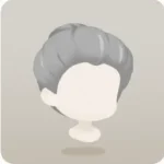 おばあちゃんの結った髪