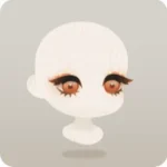 オレンジのバッチリアイ