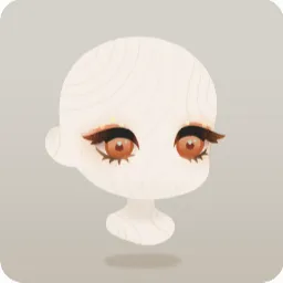 オレンジのバッチリアイ