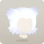 白いクマのぬいぐるみの被りもの
