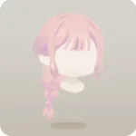 ゆる編みアレンジヘア