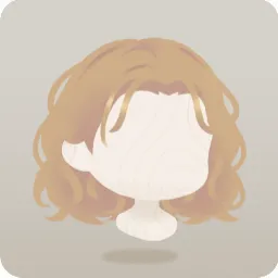 センターパートウェーブヘア