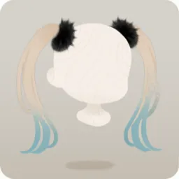 ブルーグラデツインエクステ