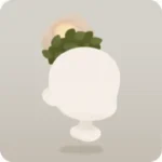 仄かに光るおだんごエクステ