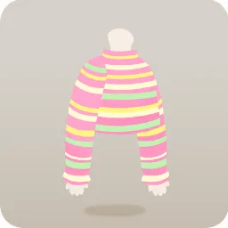 カラフルボーダートップス