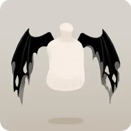 ボロボロの悪魔の羽