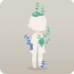 絵の具から植物
