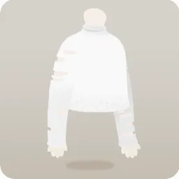 ダメージトップス・白