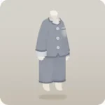 ブルーグレー長袖パジャマ