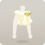 フリルリボンミモザベスト