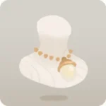 光るたまごのネックレス