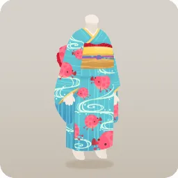 ポップな着物