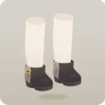 ツイードコンビショートブーツ