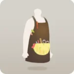 見習いテーラーのエプロン