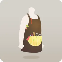 見習いテーラーのエプロン